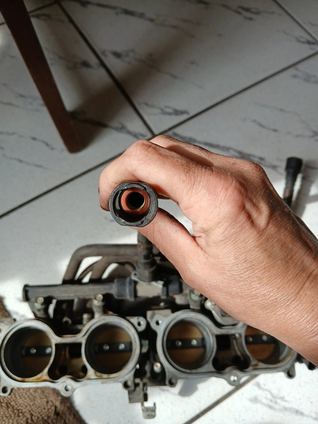 2011 Honda CBR600RR Throttle Bodies CBR 600 Fuel Injectors 600RR TPS Sensor