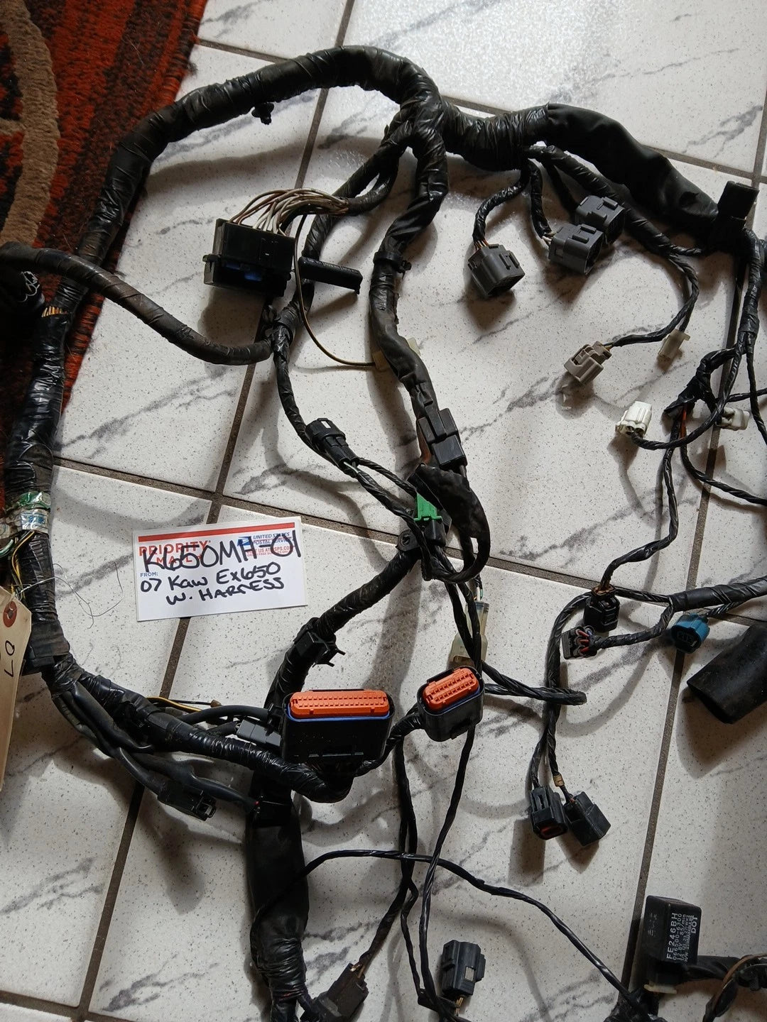 07 Kawasaki Ninja650 Wiring Harness EX650 Wire harness Ninja 650 Loom EX650
