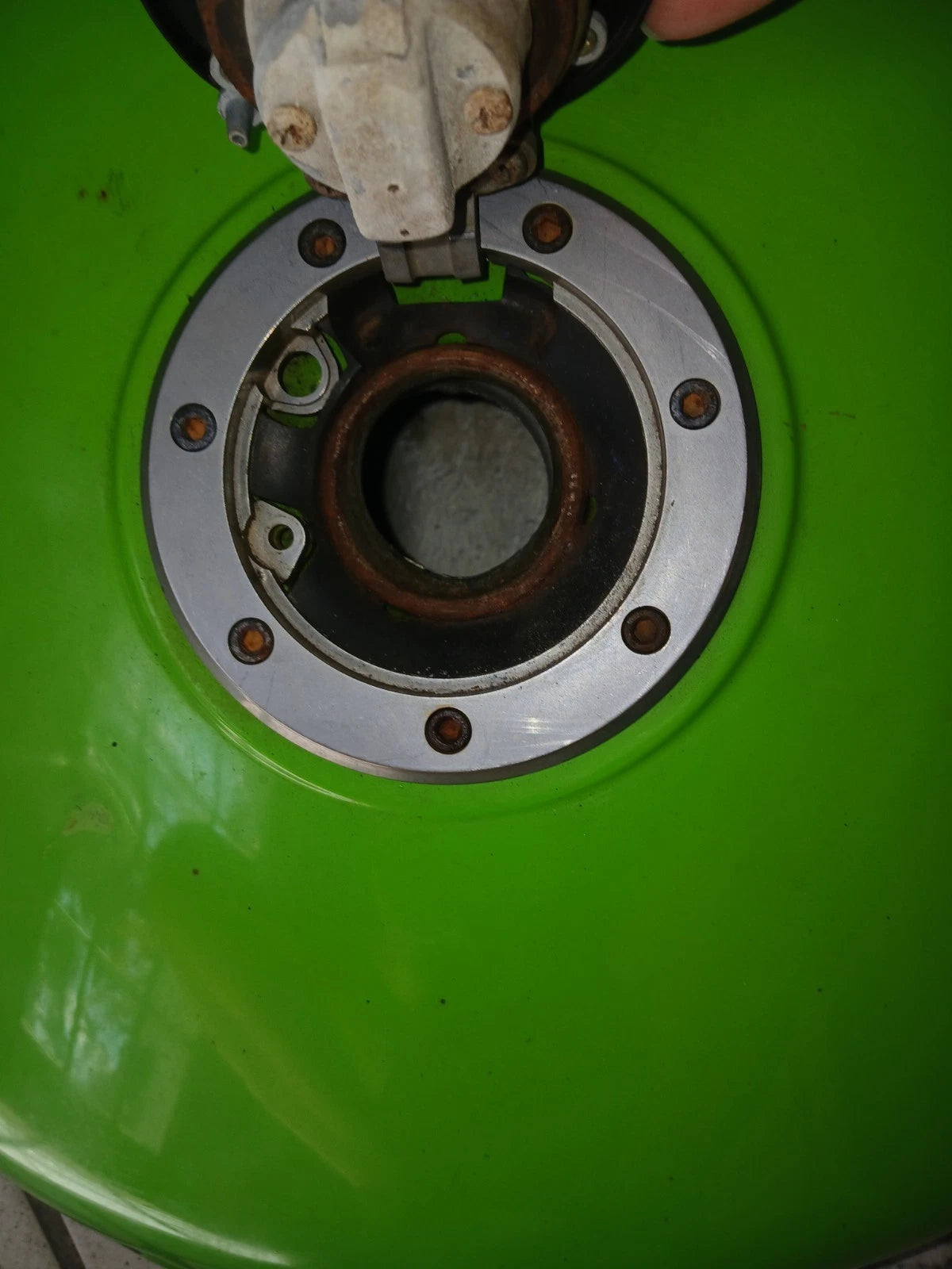 04 Kawasaki EX500 Gas Tank EX 500 Fuel Tank Petrol Cell Ninja 500 Petcock