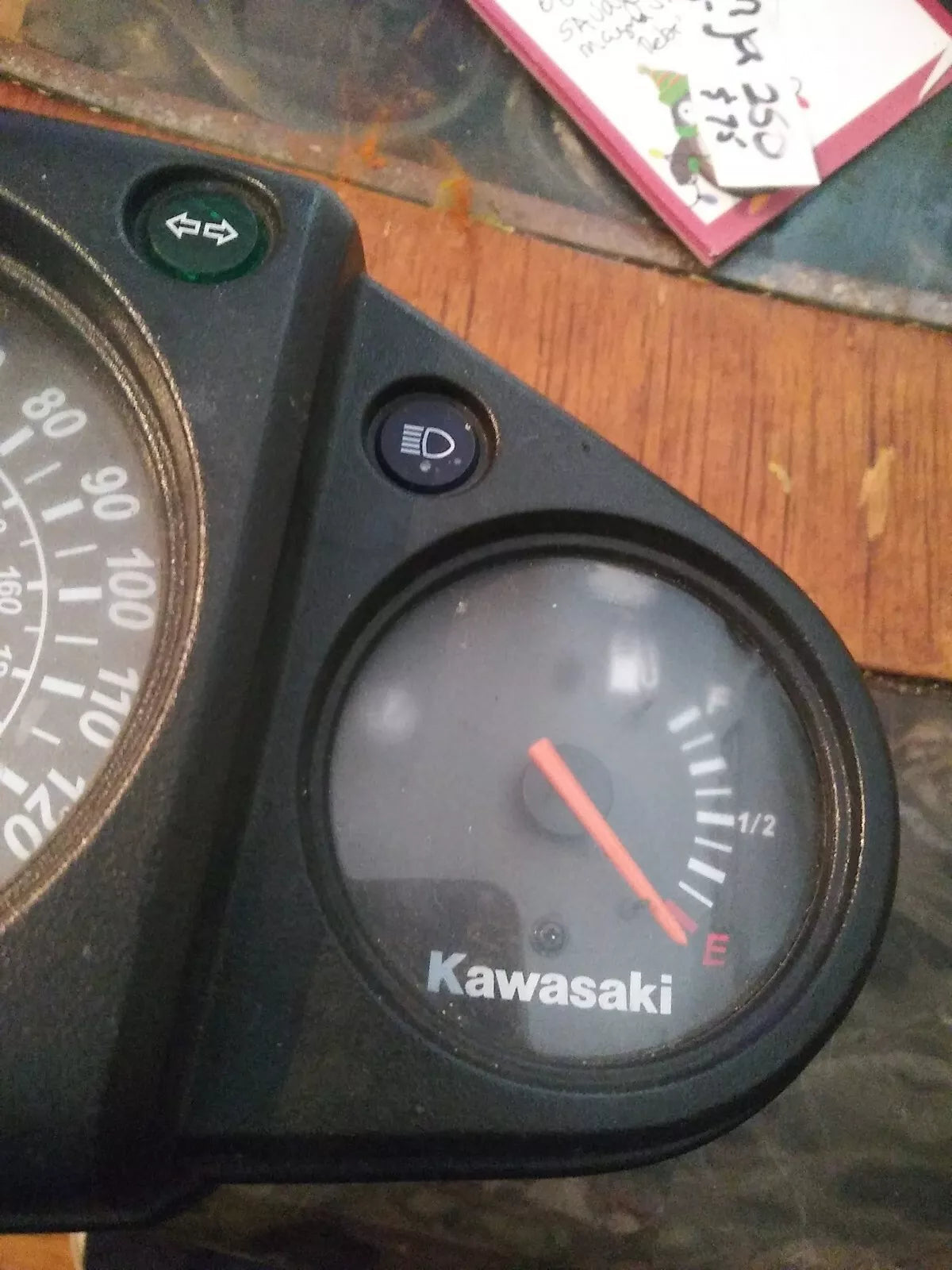 KAWASAKI EX250 NINJA 250R SPEEDO TACH GAUGE CLUSTER SPEEDOMETER 7218 miles