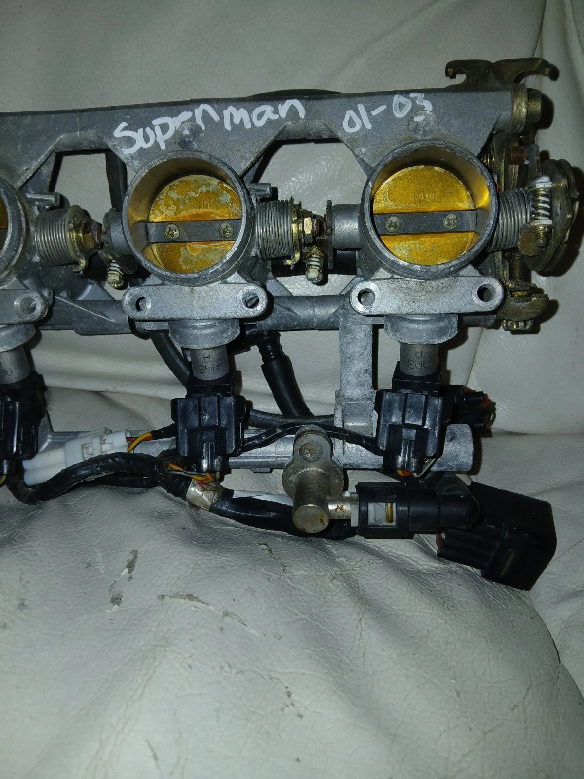 01-03 Suzuki GSXR 600 Throttle Bodies OEM Complete Set GSXR600