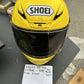 Shoei RF1200 Full Face motorcycle Helmet Small Yellow New