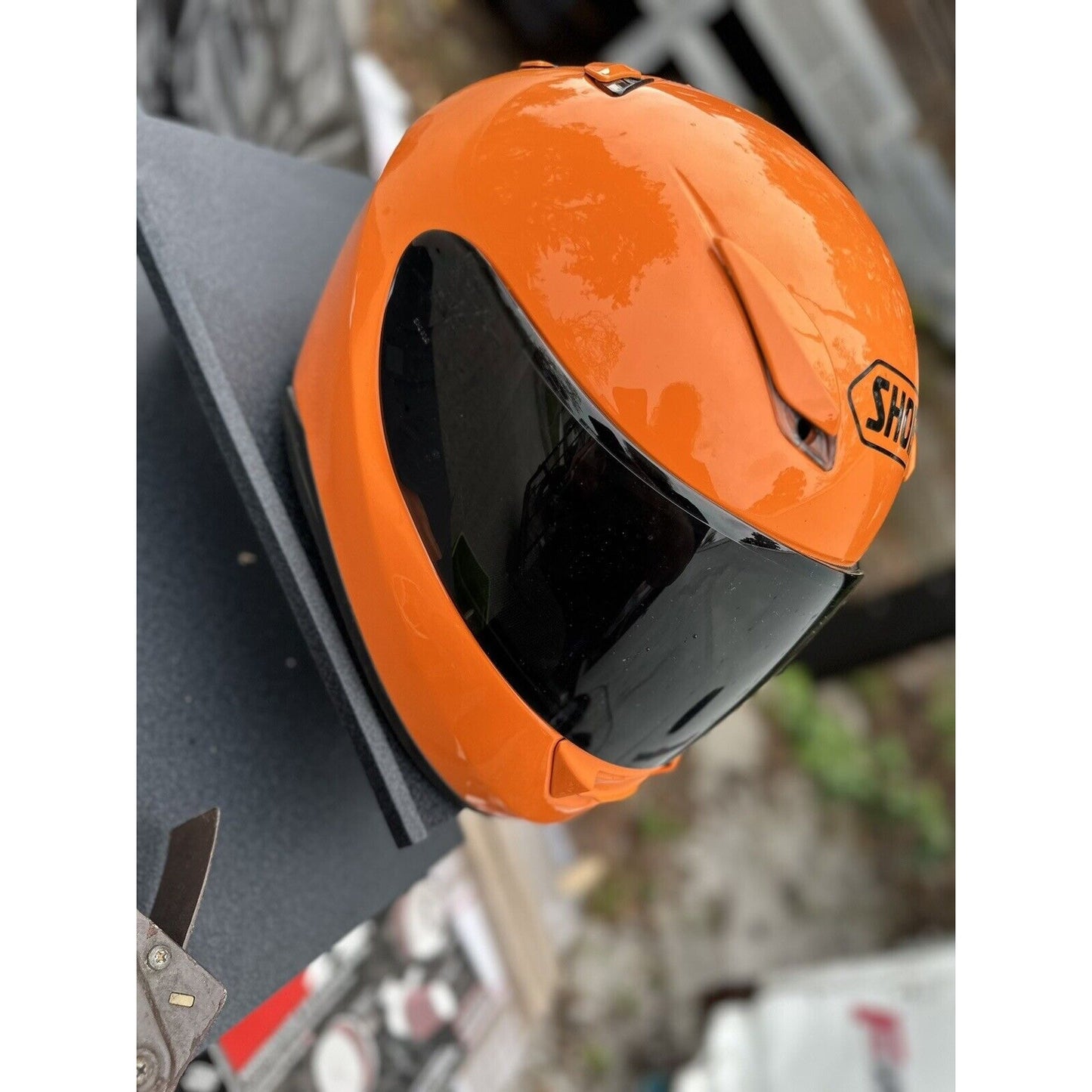 SOLD Shoei RF1200 Full face Large Orange Helmet Normally Listed $499 SALE READ