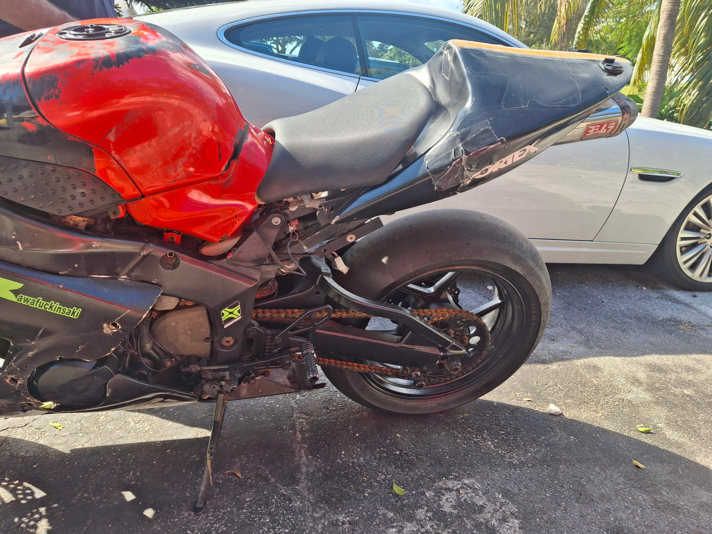 05 Kawasaki 636 Racing Bike ZX636 Streetfighter Clean Title 18,000 Miles