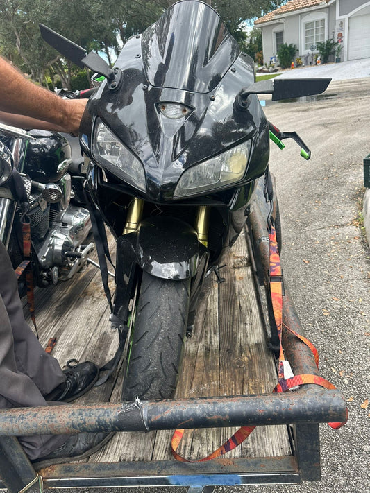 06 Honda CBR600RR For Parts or Complete 600RR Rims Headlight Fairings Frame Tank Damper Will Sell Complete