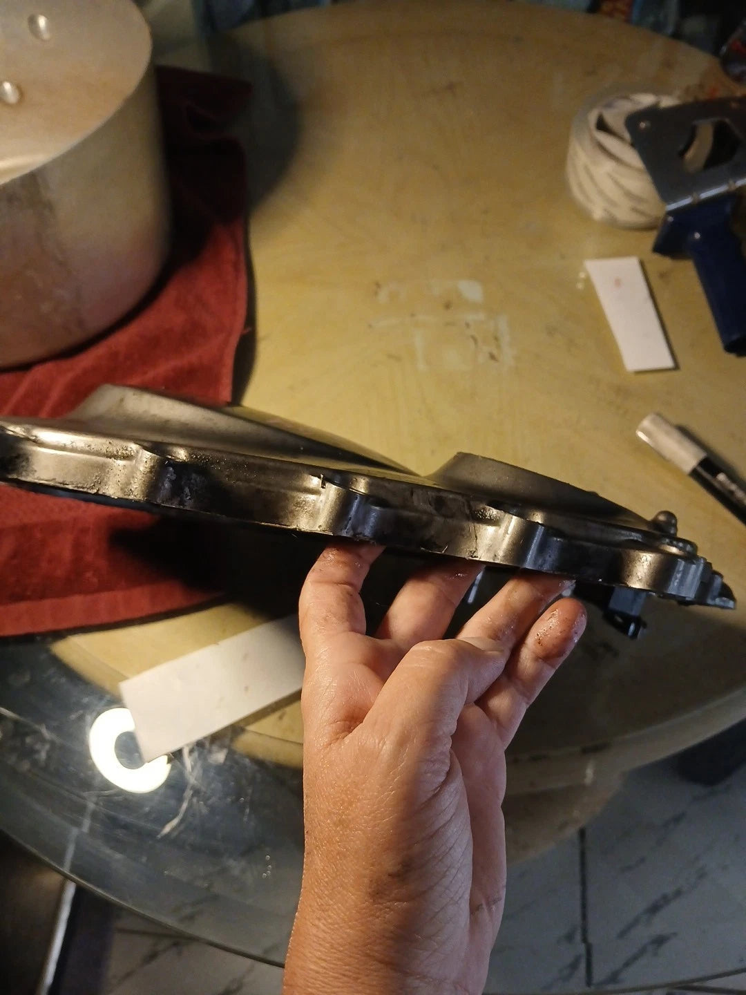 04 Honda CBR1000RR Right Side Engine Cover Crank Case Cover 1000RR CBR 1000 RR