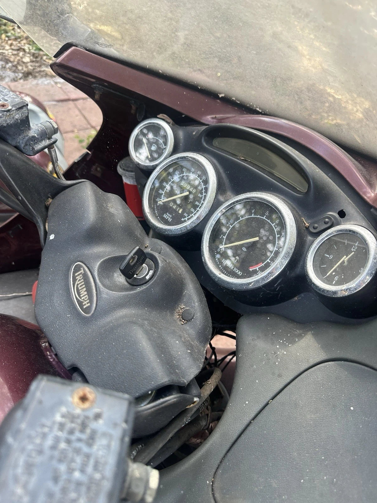 97 Triumph Trophy 900 OEM Carburetors Carbs - Parting Out Complete Bike