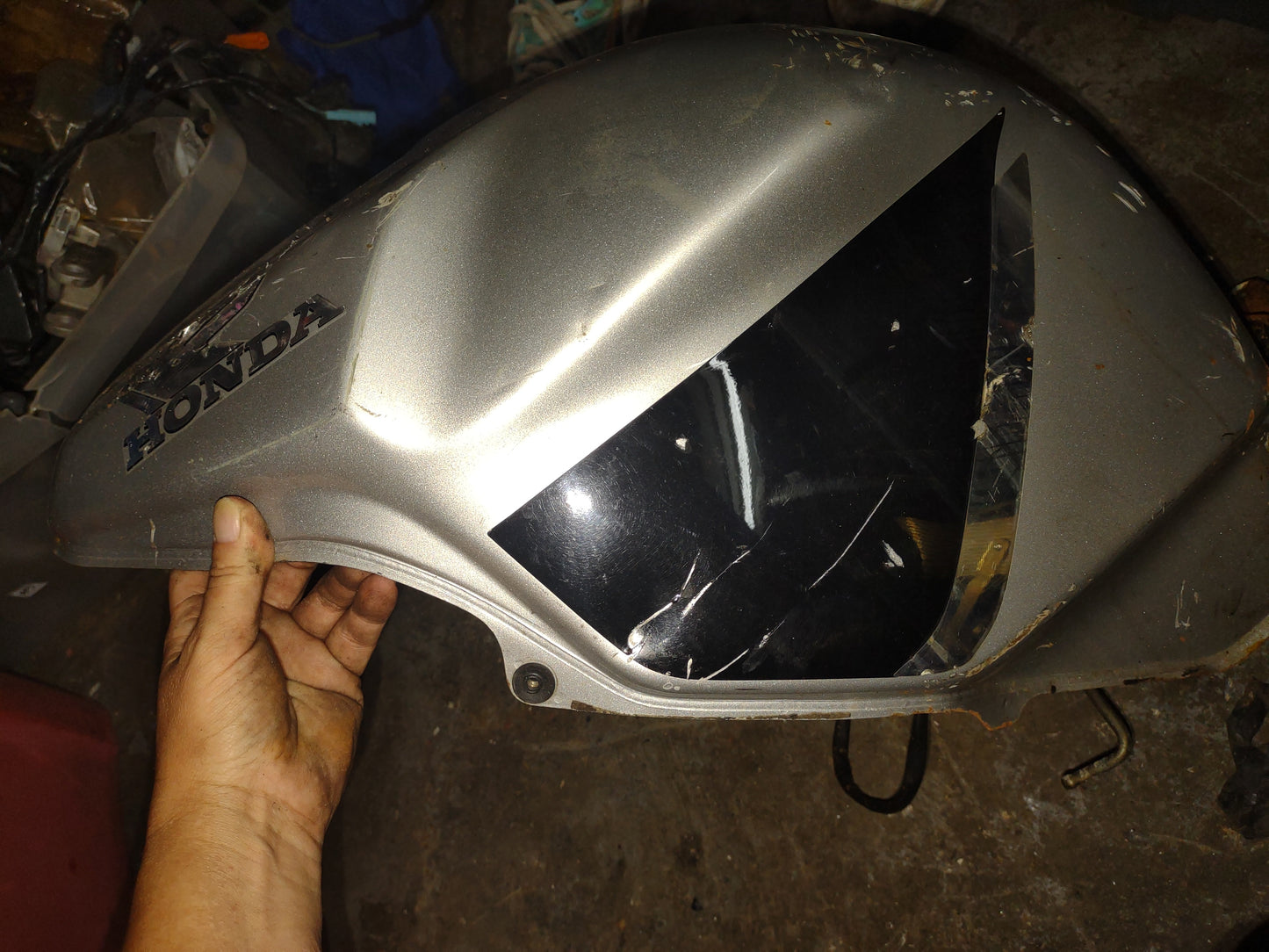 Honda CBR954RR CBR 954 954RR Gas Fuel Petrol Tank - Some damage