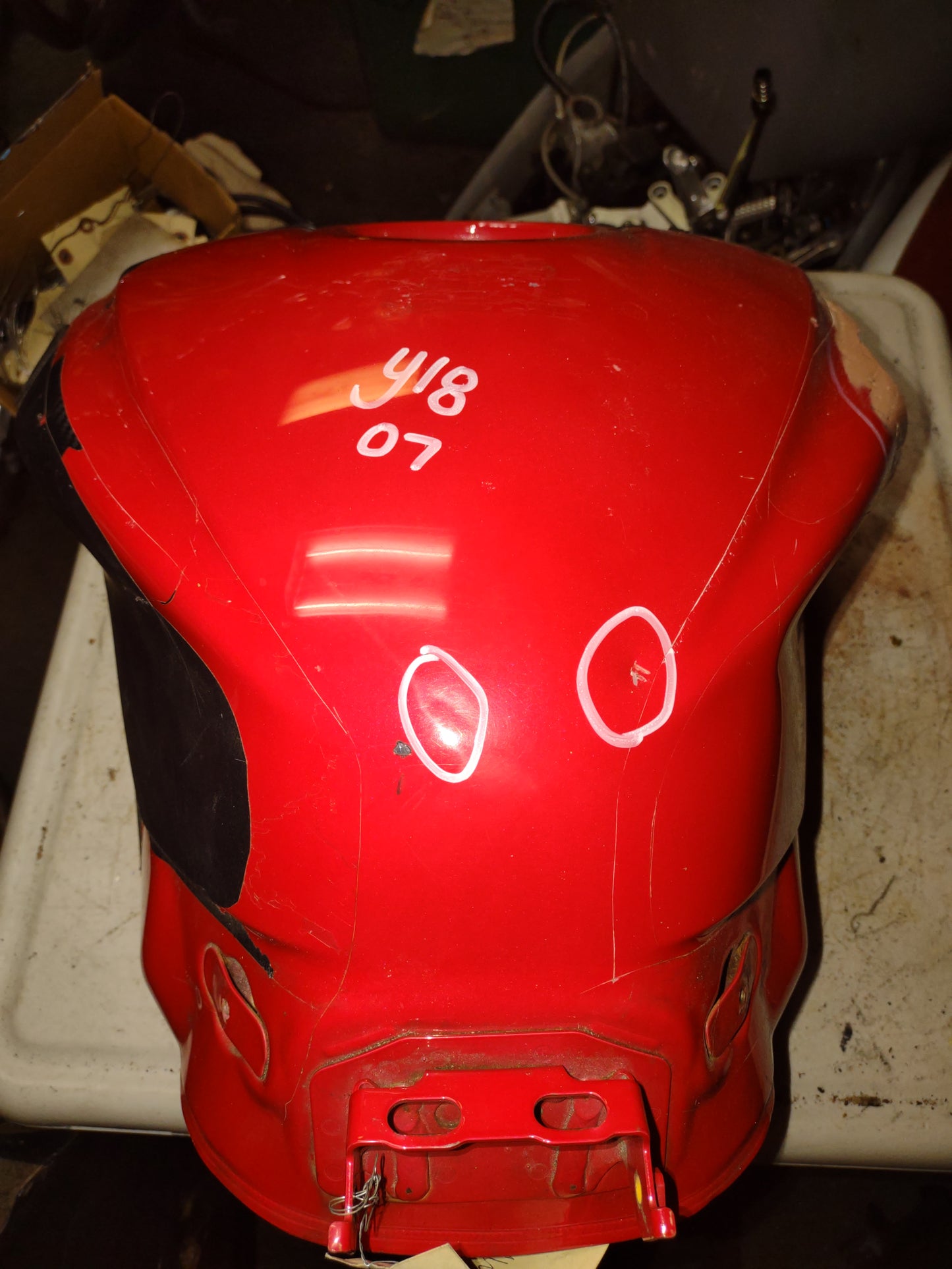 07 Yamaha R1 Gas Tank Fuel Petrol Cell YZF1000 YZF 1000