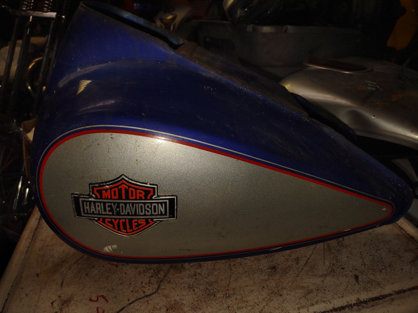 Harley-Davidson Gas Tank Fuel Petrol Reservoir Harley Davidson Electra Glide Electraglide