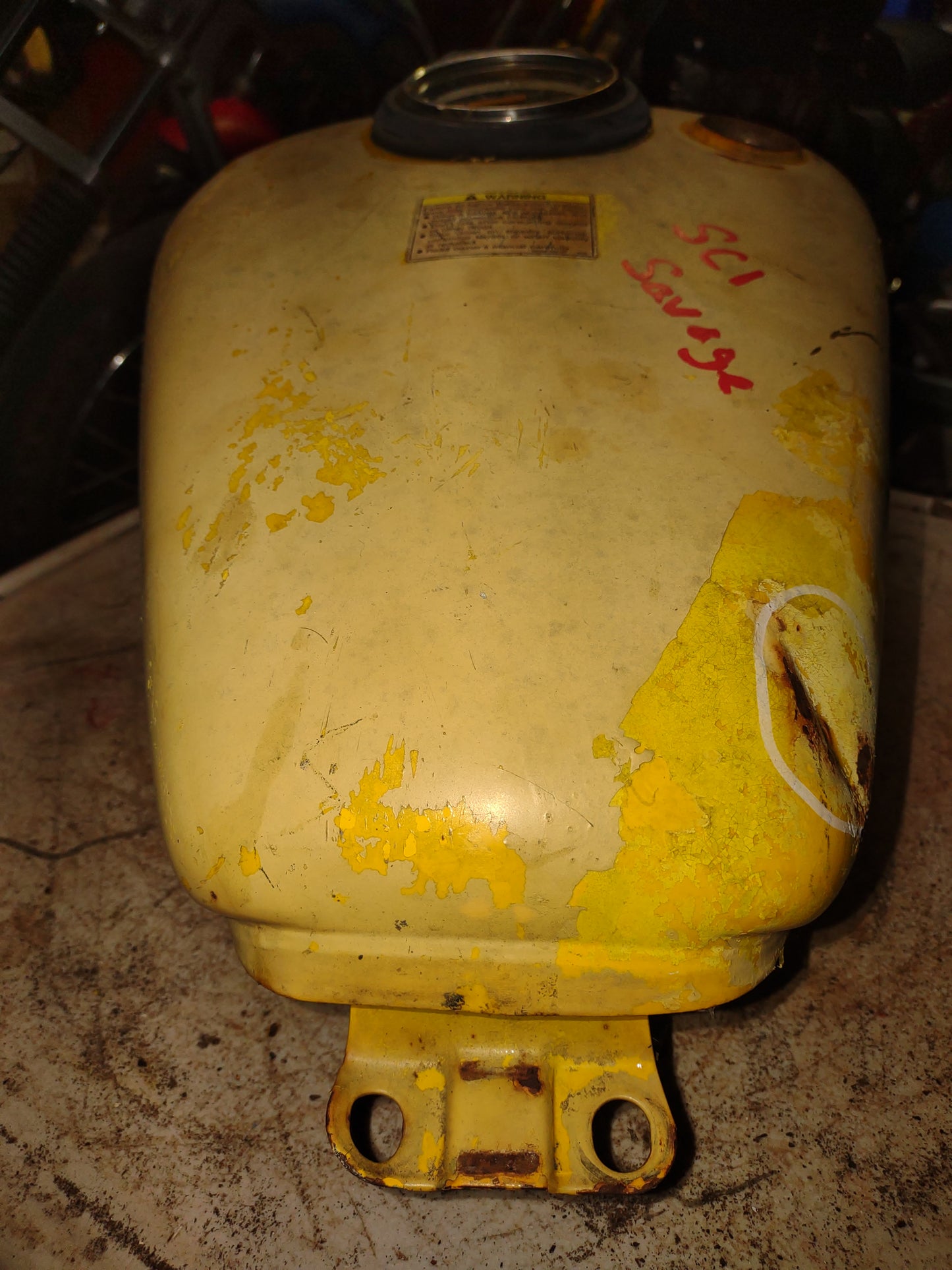 Suzuki Savage 650 Gas Fuel Petrol Tank Cell LS650 LS - Please Read Description