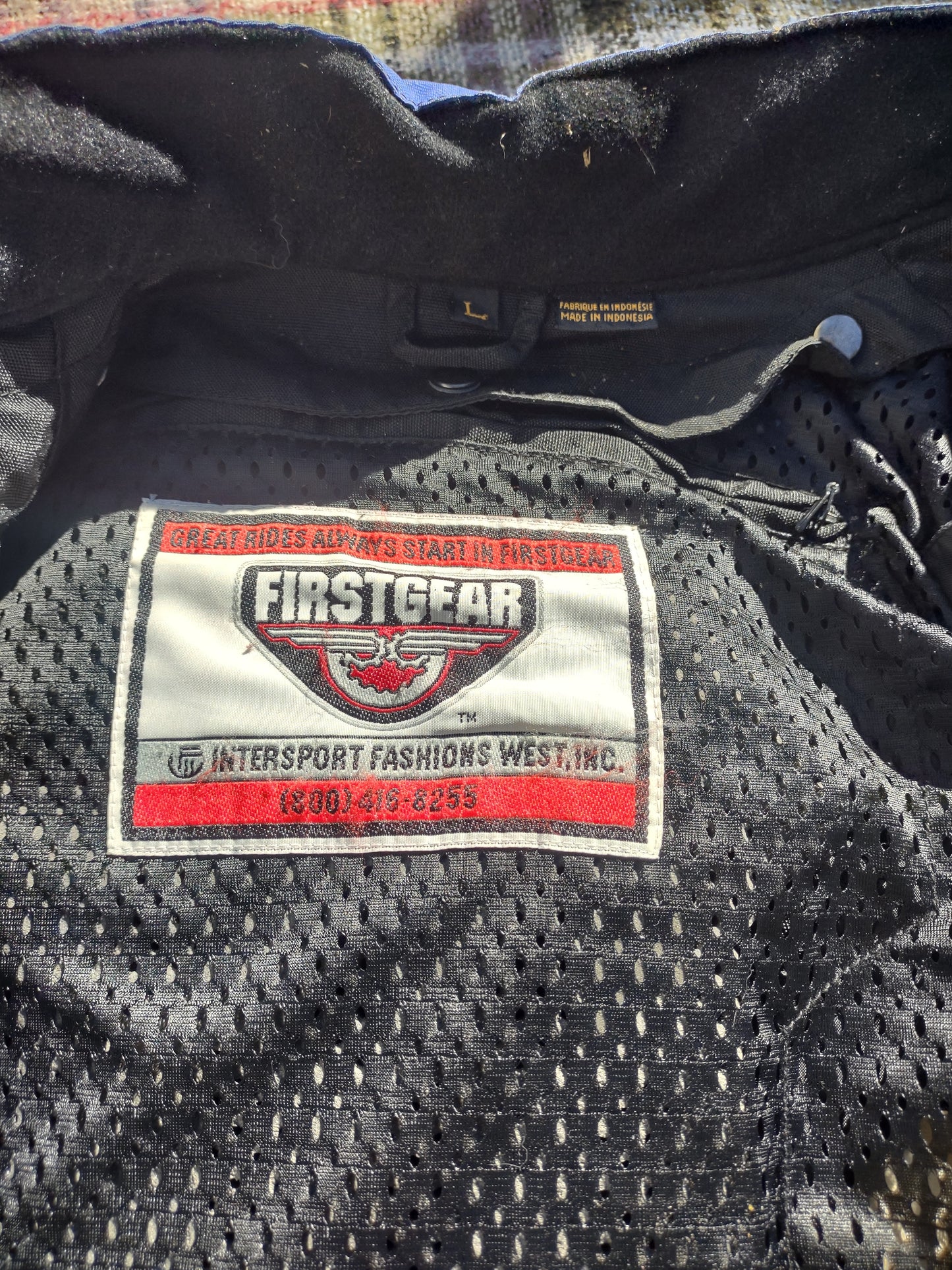 Firstgear First Gear High Performance Leather-Tex Sport Collection Motorcycle Jacket