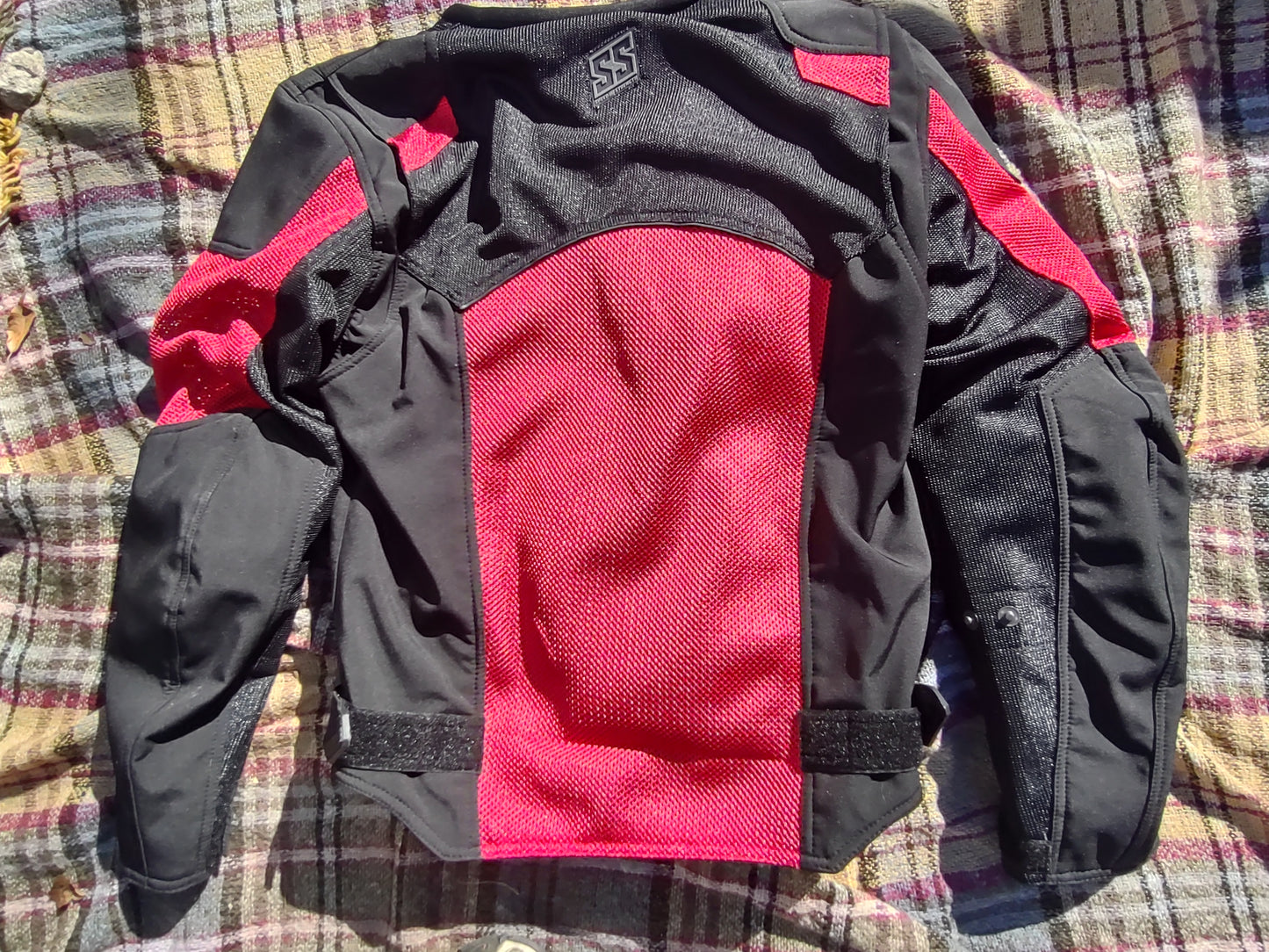 Speed & Strength Midnight Express Mesh Motorcycle Jacket Padded Small