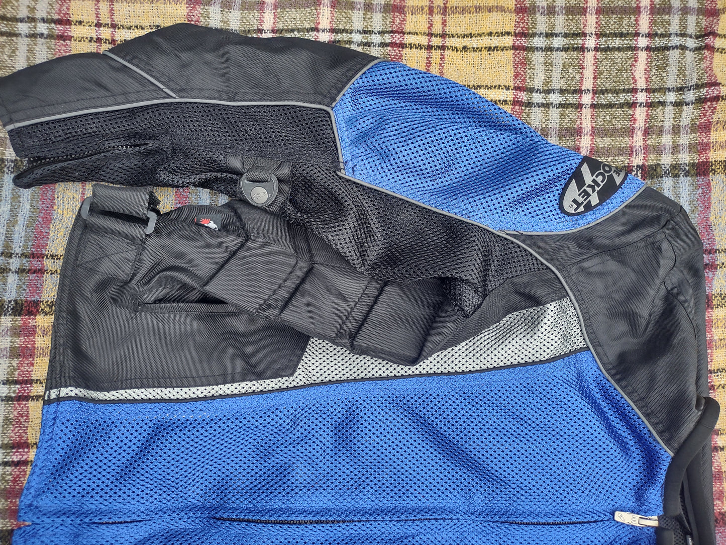 Medium Joe Rocket Padded Mesh Jacket Black / Blue