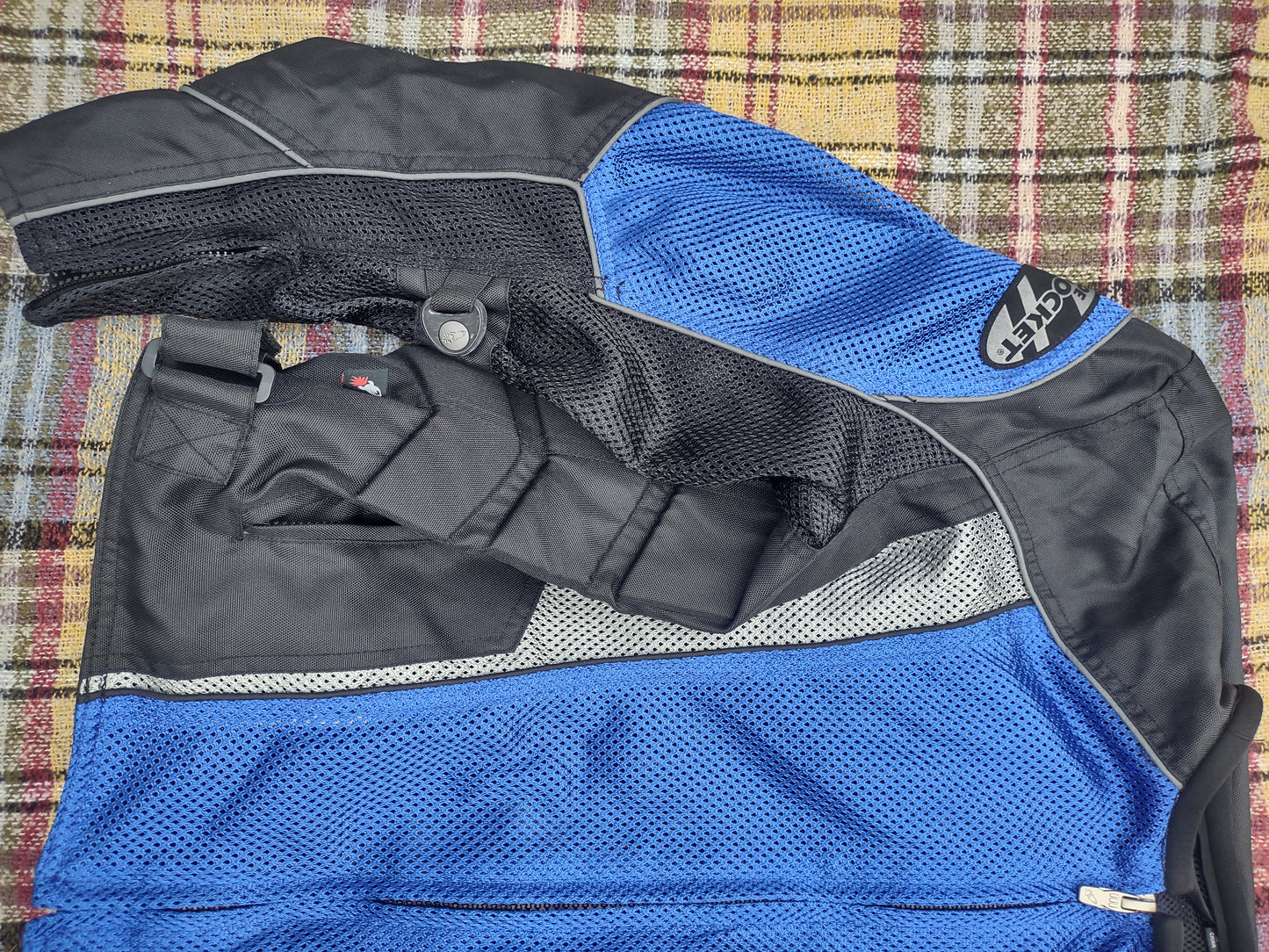 Medium Joe Rocket Padded Mesh Jacket Black / Blue