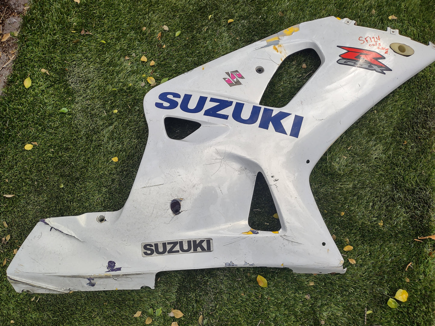 Suzuki GSXR 750 00-03 GSXR 600 01-03 Right Side Mid Fairing Cowl Plastic GSXR600 GSXR750