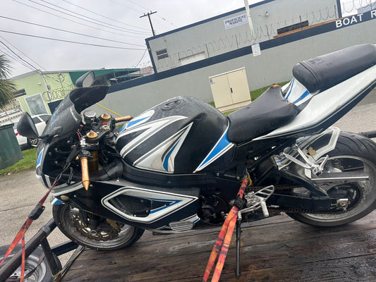 04 Suzuki GSXR 1000 Theft Recovery Running