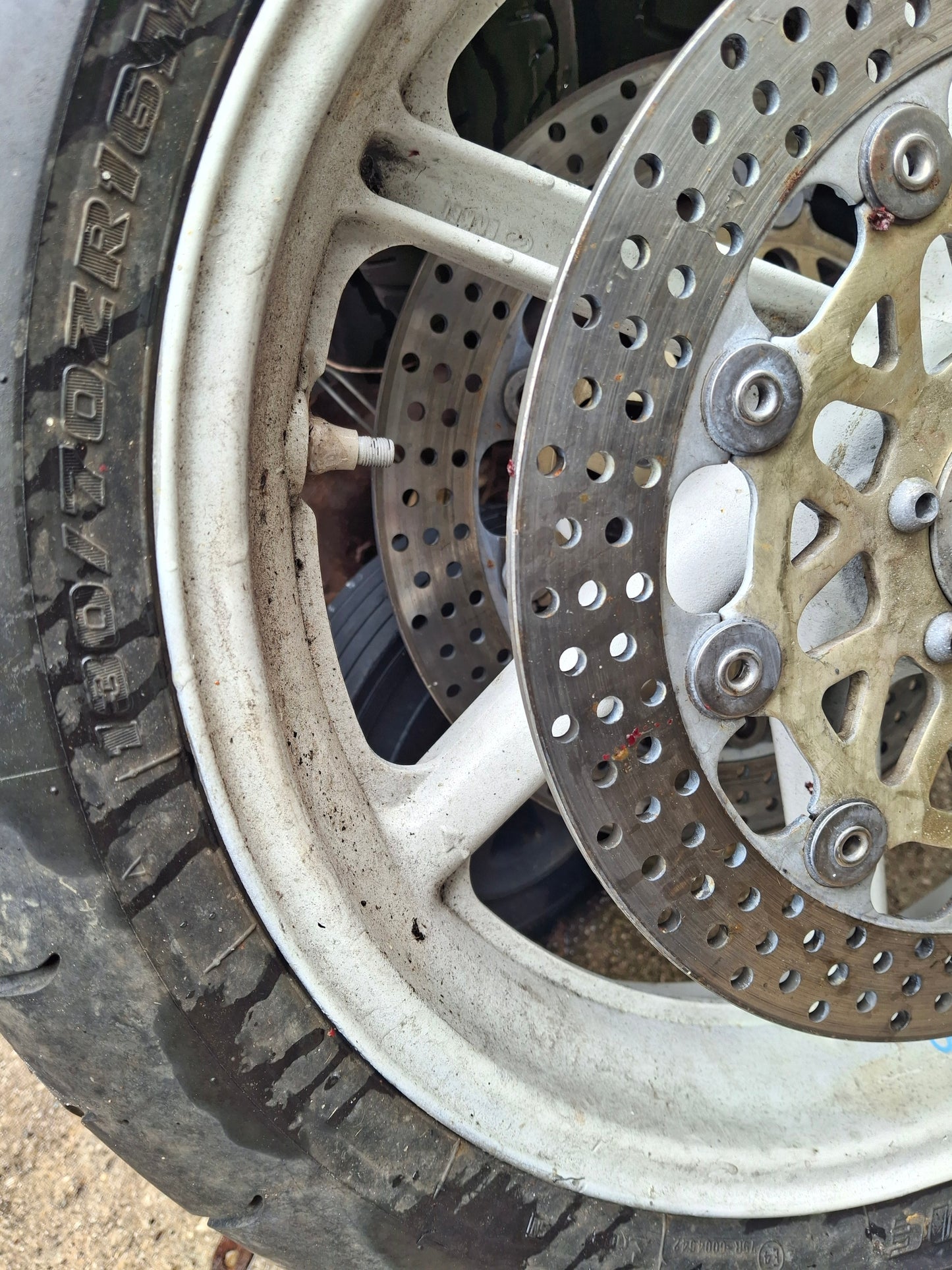 93 Honda CBR900RR Front Rim 900RR Wheel w Speedo Drive