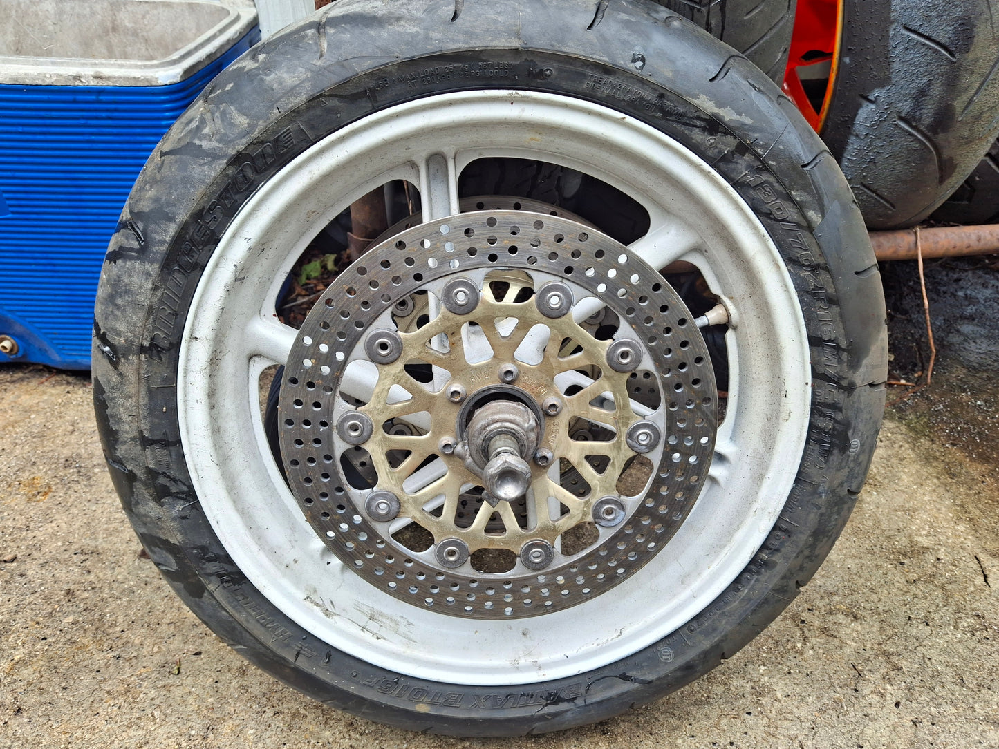 93 Honda CBR900RR Front Rim 900RR Wheel w Speedo Drive