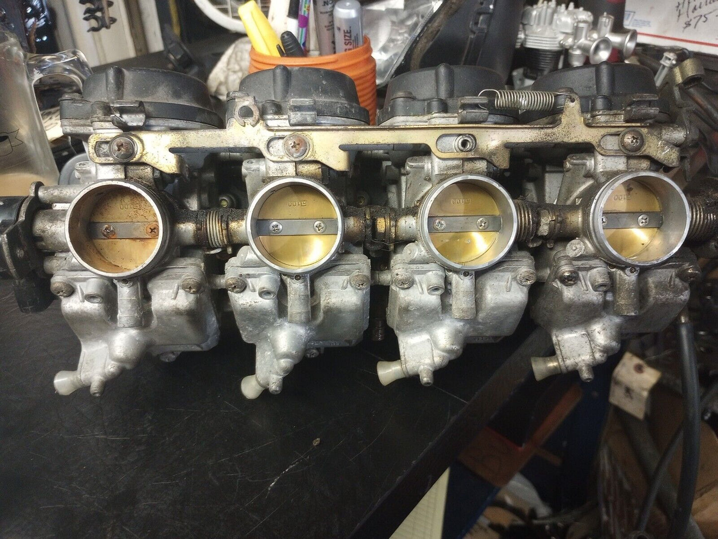 01 Kawasaki ZX6R ZX6 ZX-6 Carburetor Carbs 15003-1549 Carburetors 16E22 ZX-6R Ninja 600