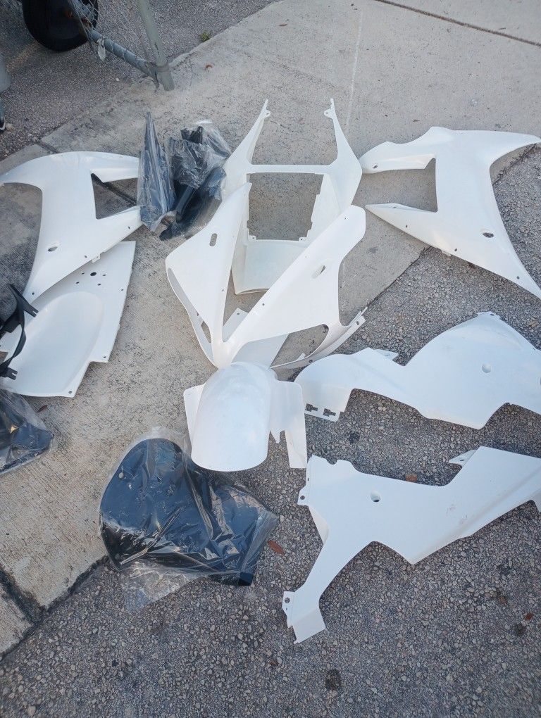 02 03 Yamaha R1 YZF1000 Aftermarket Fairings Complete Full Set Plastic NEW YZF 1000
