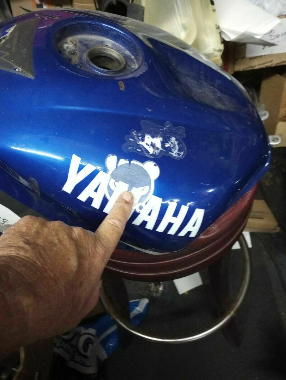 01 02 Yamaha R6 Gas Fuel Petrol Tank