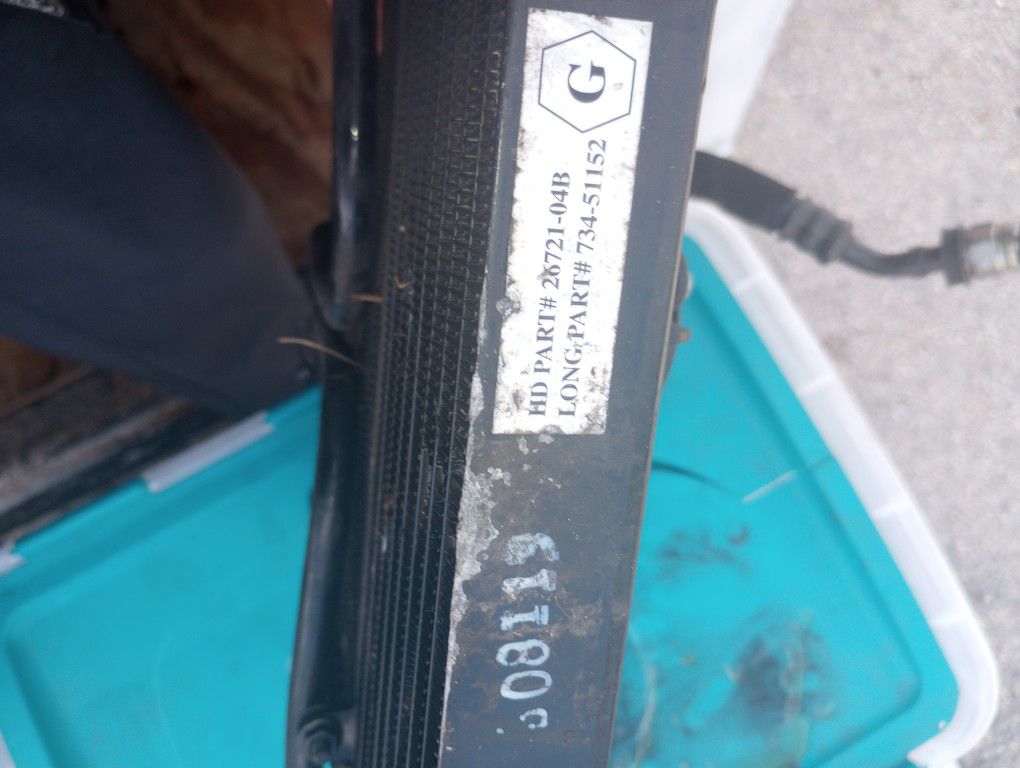 SOLD Harley Davidson V-Rod Radiator Oil Cooler & Fan Harley-Davidson V ...