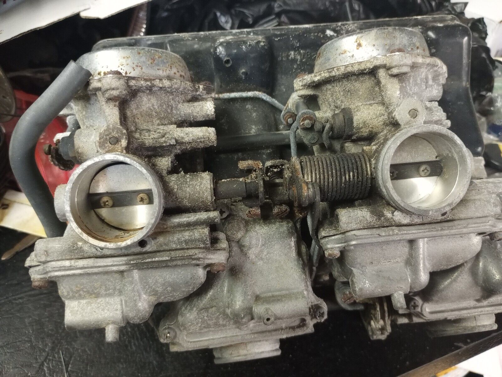 HONDA CARBURETOR VF400 VF500F INTERCEPTOR VF500 C V30 Magna Vtr2 Big 14542 519 - Foto 9