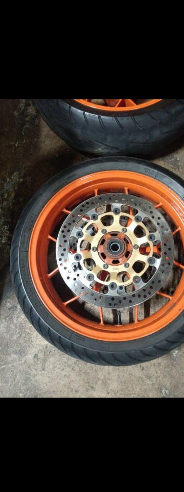 2007 Up Honda CBR600RR 600RR Repsol Honeycomb Wheels - Price Is With Your Wheels As Exchange