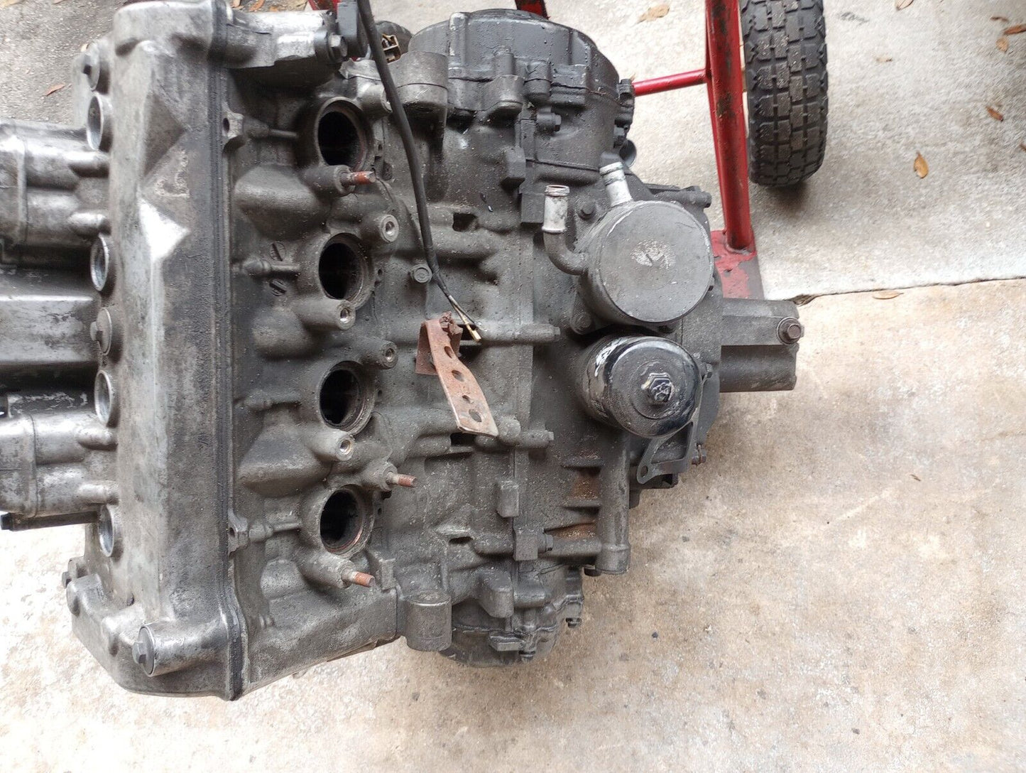 03 - 06 Honda CBR600RR Oil Pan Engine Cover trying to save gasket 600RR Honda CBR 600 RR